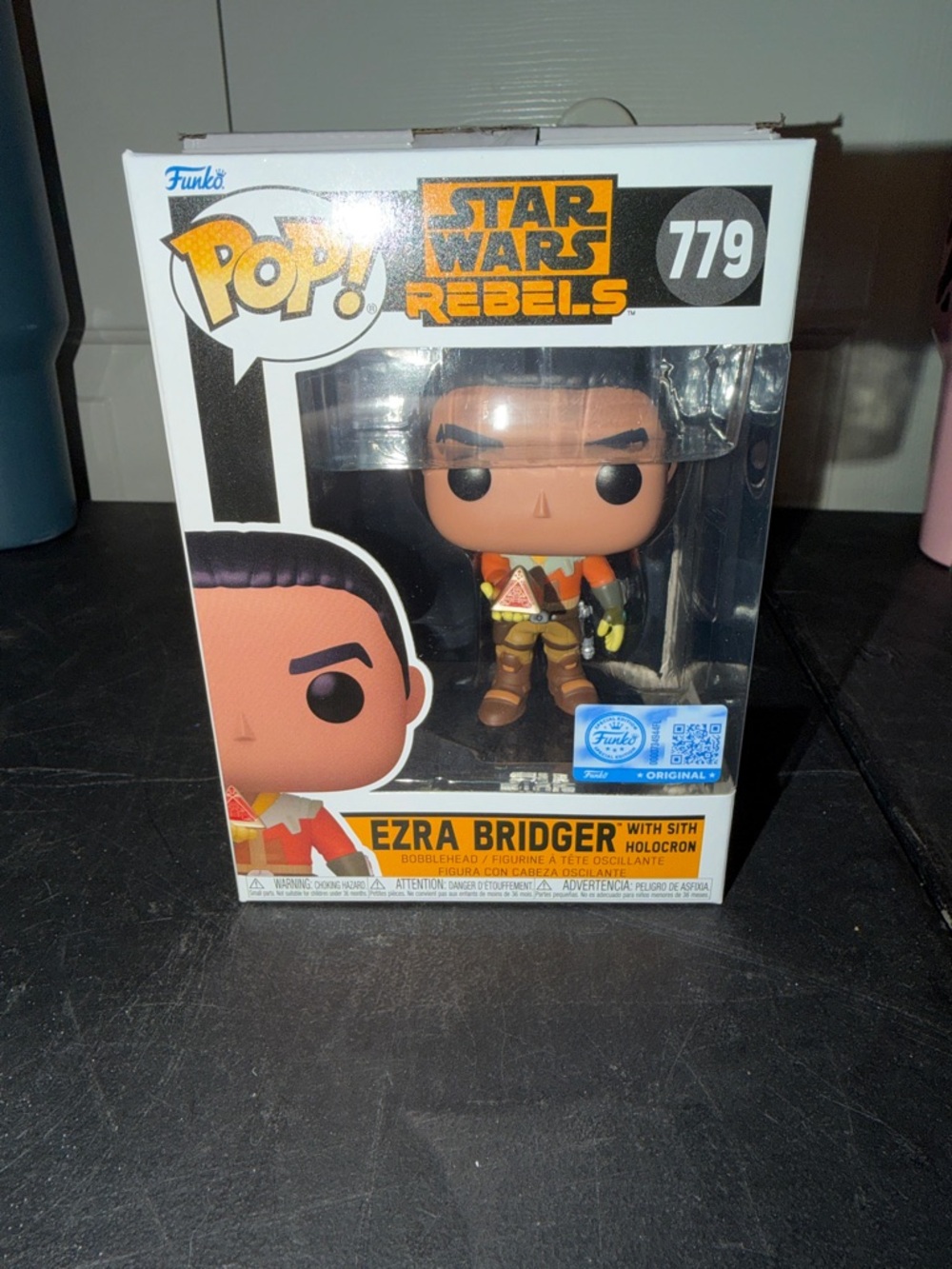 Funko Pop! Star Wars Rebels Ezra Bridger - Orange, Brown, Tan